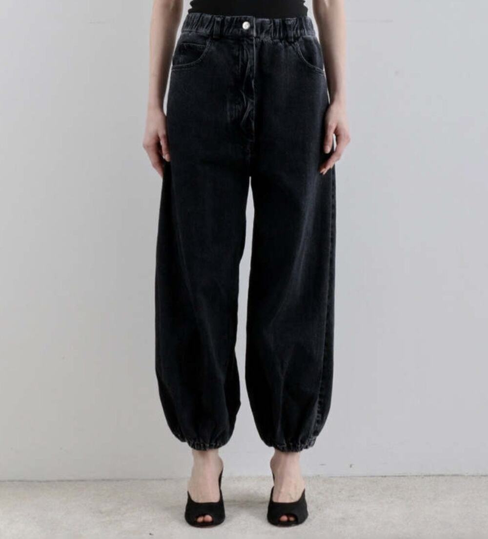 RACHEL COMEY Tuta Parachute Black Jeans